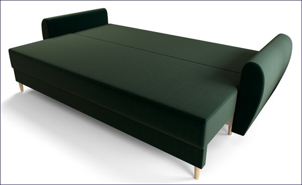 Zielona sofa rozkładana P9-T02