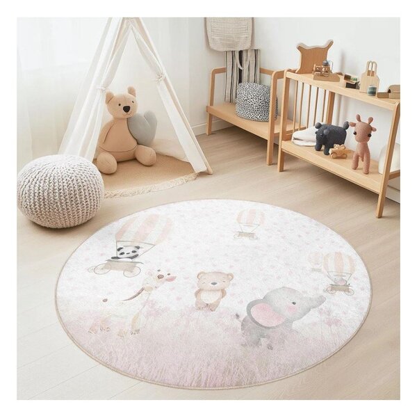 Dywan dziecięcy odpowiedni do prania ø120 cm Dainty Animals – Mila Home
