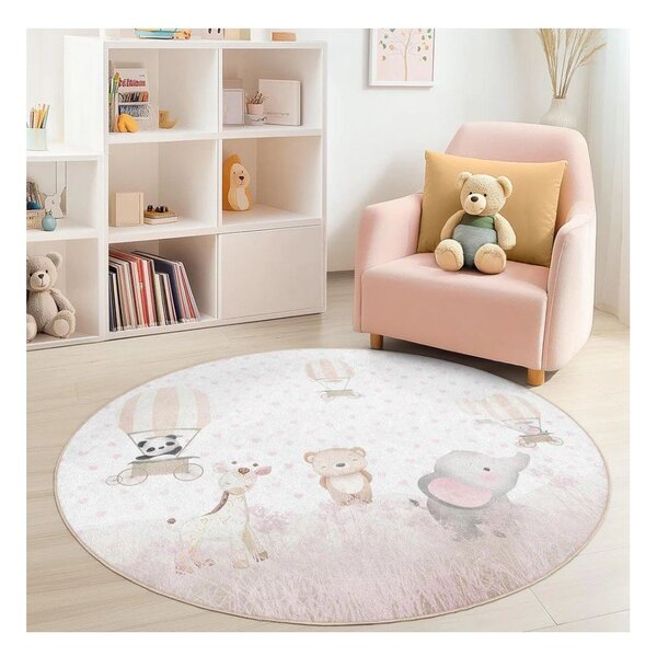Dywan dziecięcy odpowiedni do prania ø120 cm Dainty Animals – Mila Home