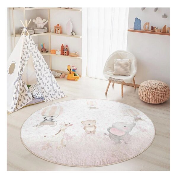 Dywan dziecięcy odpowiedni do prania ø120 cm Dainty Animals – Mila Home