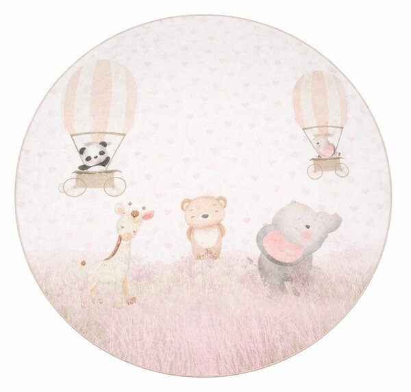 Dywan dziecięcy odpowiedni do prania ø120 cm Dainty Animals – Mila Home