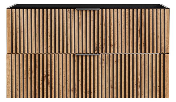 Szafka umywalkowa z lamelowym frontem 100 cm H9-F66