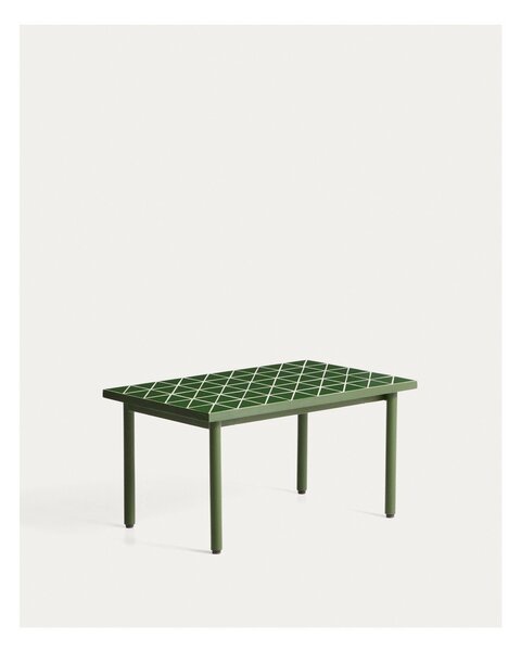 Stolik ogrodowy z ceramicznym blatem 51x81 cm Maurina – Kave Home