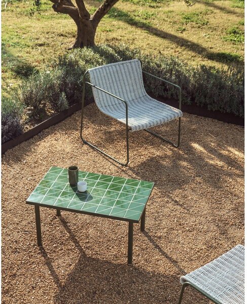 Stolik ogrodowy z ceramicznym blatem 51x81 cm Maurina – Kave Home