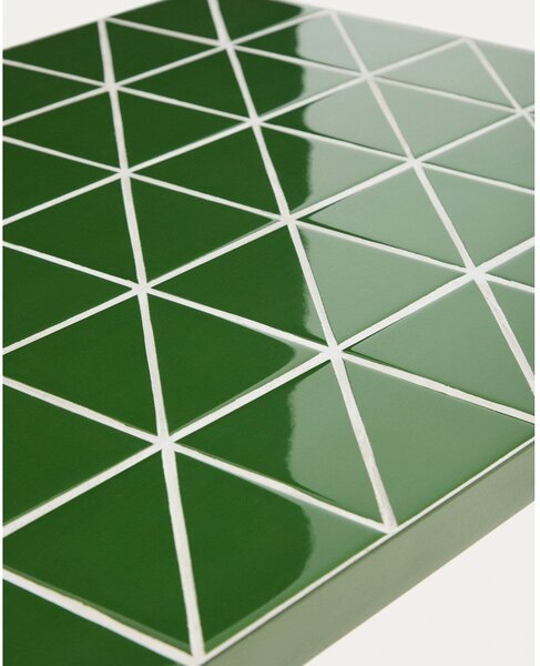 Stolik ogrodowy z ceramicznym blatem 51x81 cm Maurina – Kave Home