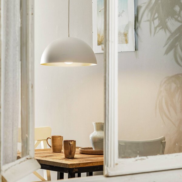 Lampa wisząca Beta Eko-Light, możliwość ściemniania, biały / opal, salon / jadalnia, metal, nowoczesny