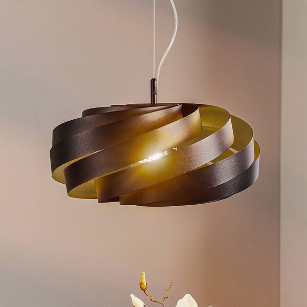 Lampa wisząca Vento Domiluce, możliwość ściemniania, czarny, salon / jadalnia, metal, nowoczesny