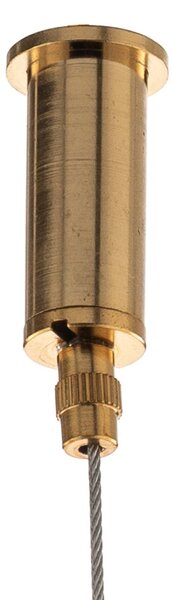 Lampa wisząca Dione ALDEX, możliwość ściemniania, mosiężny / złoty, salon / jadalnia, metal, nowoczesny