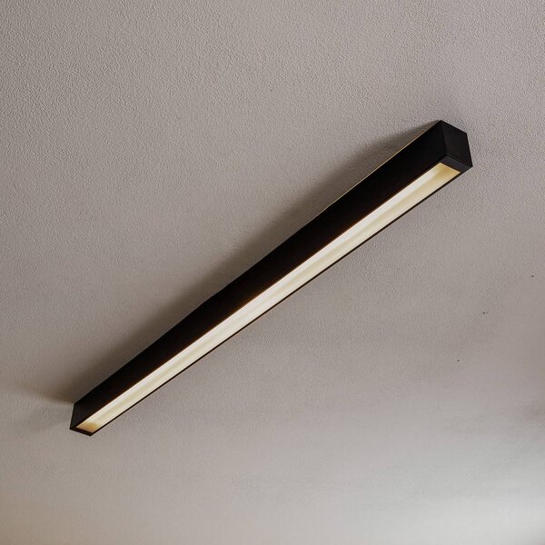 Lampa sufitowa LED Straight Nowodvorski Lighting, czarny, salon / jadalnia, metal, nowoczesny