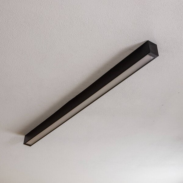 Lampa sufitowa LED Straight Nowodvorski Lighting, czarny, salon / jadalnia, metal, nowoczesny