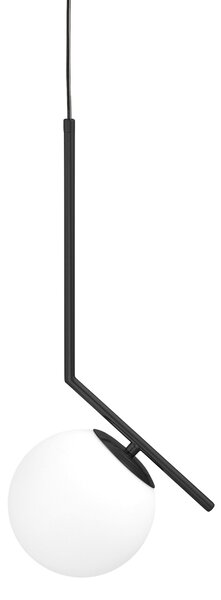 LAMPA WISZĄCA NOWOCZESNA CZARNA BIAŁA KULA SORENTO 15