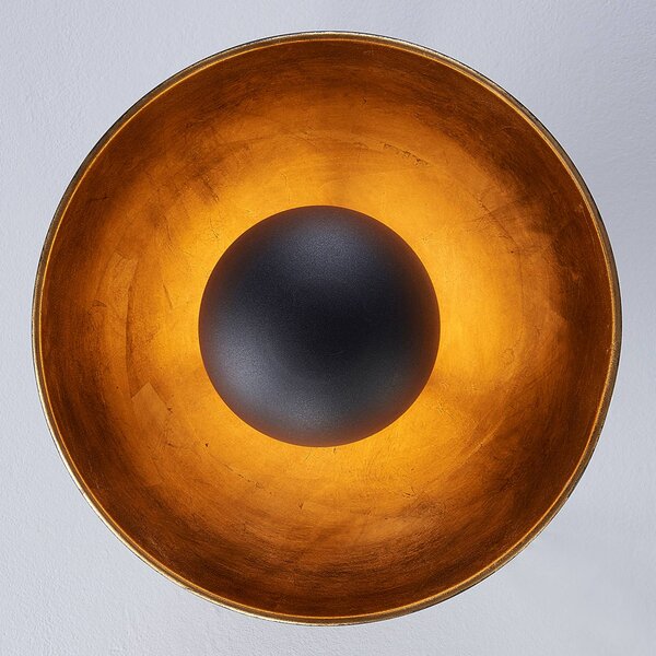 Lampa sufitowa Lya Lindby, możliwość ściemniania, czarny, salon / jadalnia, metal, nowoczesny