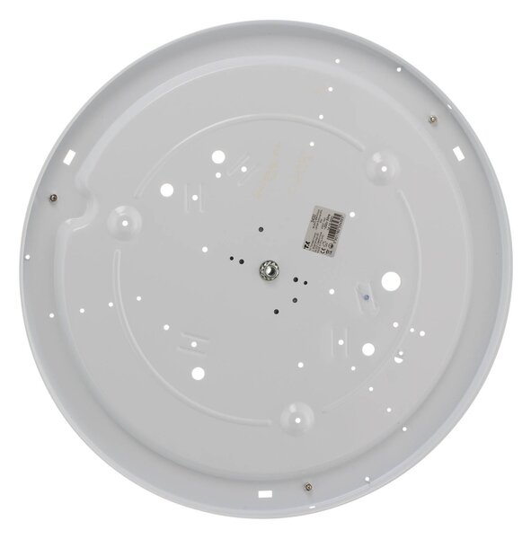 Lampa sufitowa Rondo TK Lighting, możliwość ściemniania, aluminiowy / szary / cynkowy, sypialnia, tkanina / materiał / jedwab, nowoczesny