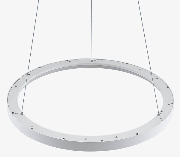 Lampa wisząca Vivy Arcchio, możliwość ściemniania, biały / opal, kuchnia, metal, nowoczesny