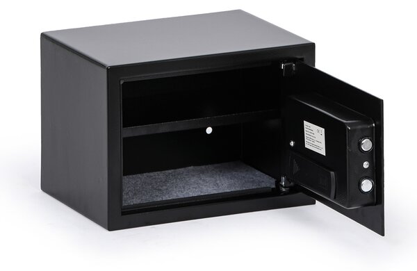 Sejf meblowy z zamkiem elektronicznym i czytnikiem linii papilarnych, 250 x 350 x 250 mm