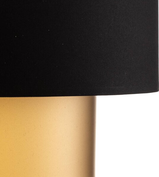 Lampa wisząca Dorina Maco Design, możliwość ściemniania, czarny, salon / jadalnia, tworzywo sztuczne, nowoczesny