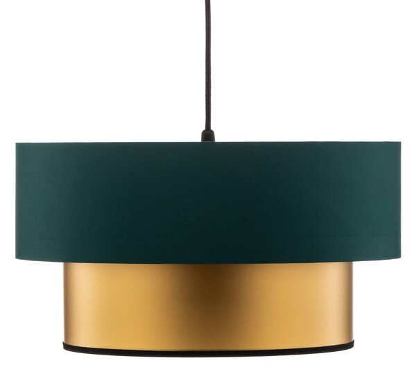 Lampa wisząca Dorina Maco Design, możliwość ściemniania, zielony, salon / jadalnia, tworzywo sztuczne, nowoczesny