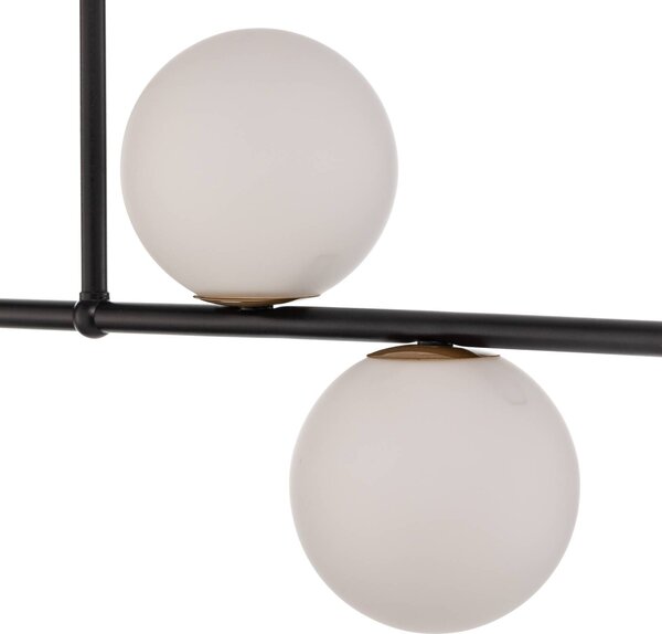 Lampa wisząca Gama 5 SIGMA, możliwość ściemniania, czarny, salon / jadalnia, metal, nowoczesny