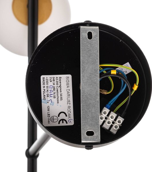 Lampa wisząca Gama 5 SIGMA, możliwość ściemniania, czarny, salon / jadalnia, metal, nowoczesny