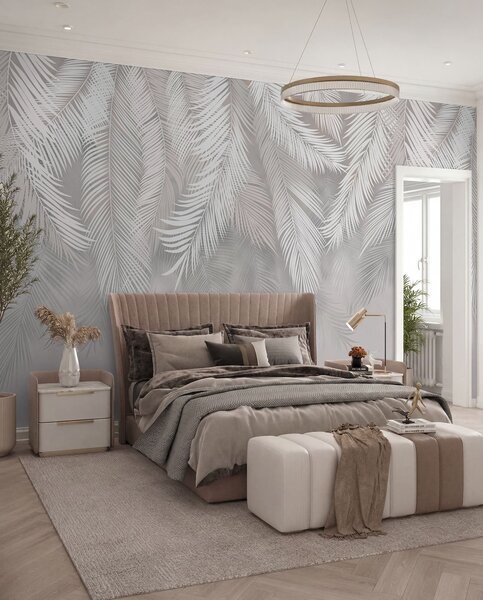 Fototapety Zwisające liście palmowe, Fototapety Las, Fototapety Las tropikalny, u48556d2 : Uwalls.pl