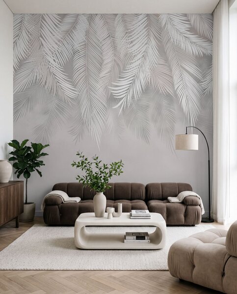 Fototapety Zwisające liście palmowe, Fototapety Las, Fototapety Las tropikalny, u48556d1 : Uwalls.pl