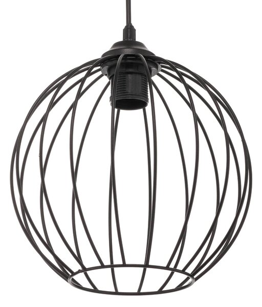Lampa wisząca Cumera HELAM, możliwość ściemniania, czarny, salon / jadalnia, metal, nowoczesny