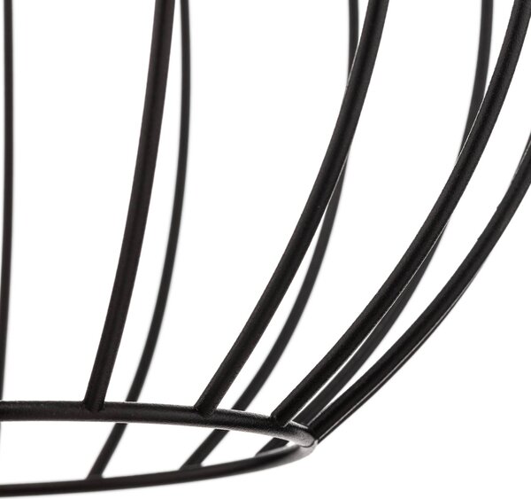 Lampa wisząca Cumera HELAM, możliwość ściemniania, czarny, salon / jadalnia, metal, nowoczesny