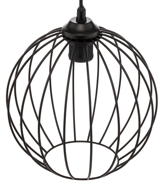 Lampa wisząca Cumera HELAM, możliwość ściemniania, czarny, salon / jadalnia, metal, nowoczesny