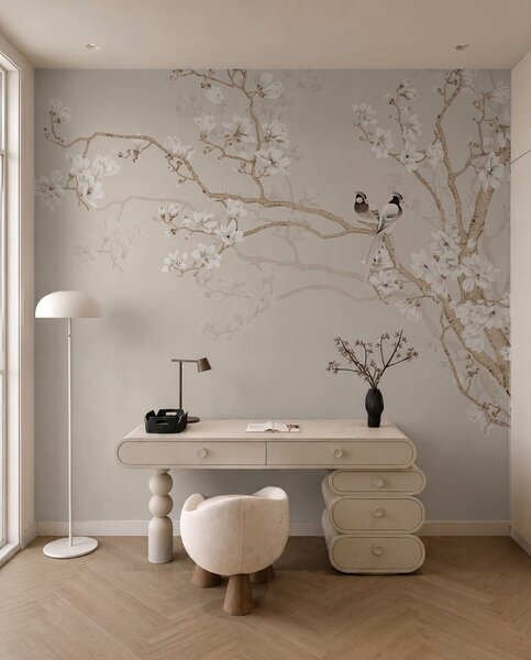 Fototapety Drzewo magnolii w ogrodzie, Fototapety Las, Fototapety Drzewa, u25842d1 : Uwalls.pl