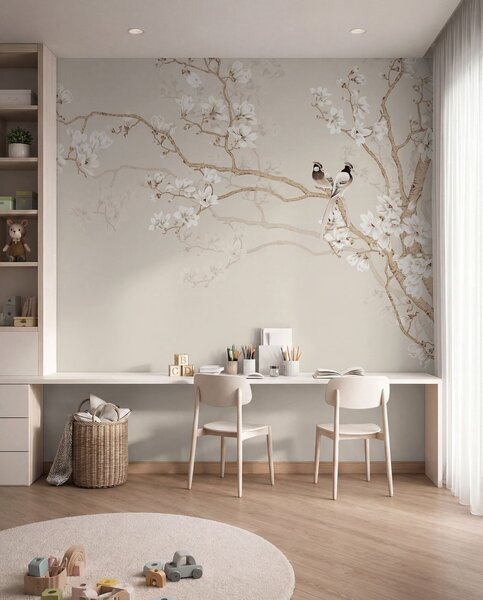 Fototapety Drzewo magnolii w ogrodzie, Fototapety Las, Fototapety Drzewa, u25842d1 : Uwalls.pl