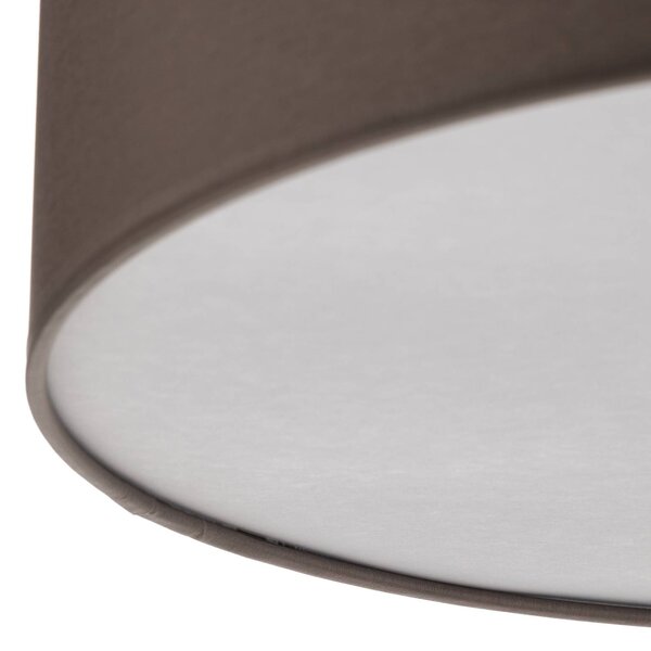 Lampa sufitowa Rondo TK Lighting, możliwość ściemniania, brązowy / rdzawy, sypialnia, tkanina / materiał / jedwab, nowoczesny