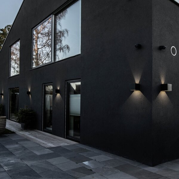 Zewnętrzna Lampa LIGHT-POINT, Cube, ściemnialny, czarny, aluminium, design