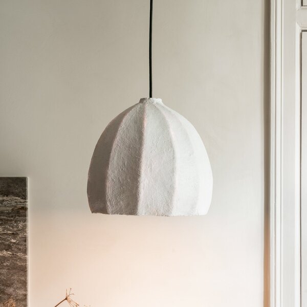 Lampa Wisząca Watt & Veke, ściemnialny, biały, salon, tkanina | tekstylia, skandynawski
