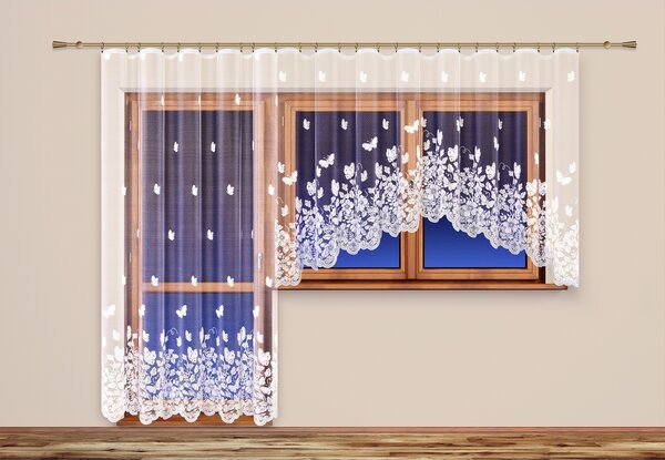 4Home Firana Butterfly, 200 x 250 cm, 200 x 250 cm