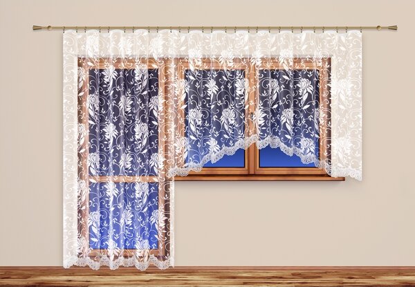 4Home Firana Piwonie, 200 x 250 cm, 200 x 250 cm