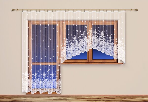 4Home Firana Hortensja, 200 x 250 cm, 200 x 250 cm