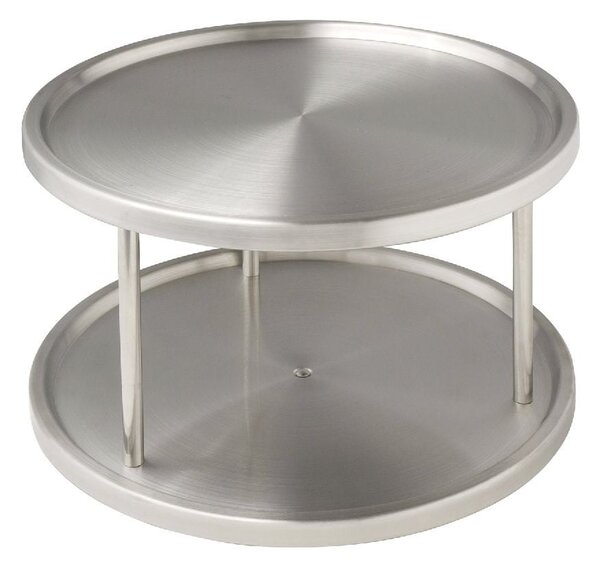 Etażerka obrotowa ze stali nierdzewnej Wenko Turn Duo, ø 26,5 cm