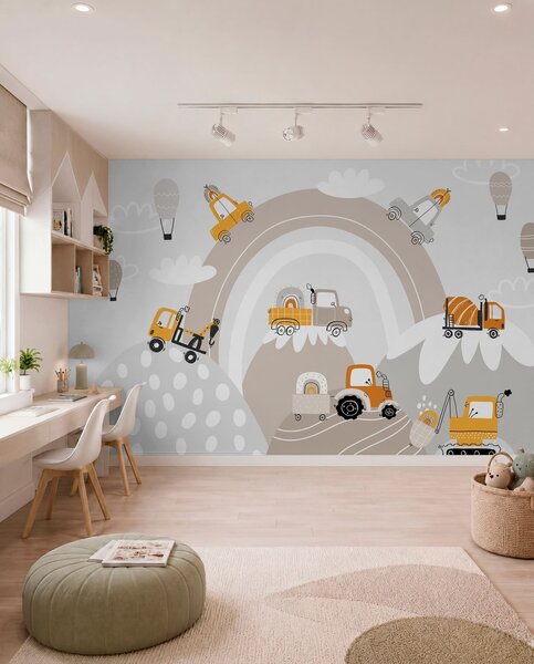 Fototapety Samochody dla dzieci, traktory, Fototapety Dziecięce, w04765 : Uwalls.pl
