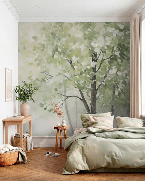 Fototapety Abstrakcyjne drzewa imitujące malarstwo, Fototapety Natura, w04781 : Uwalls.pl