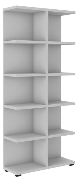 Regał otwarty wysoki biblioteczka 184 cm More 05 Szary