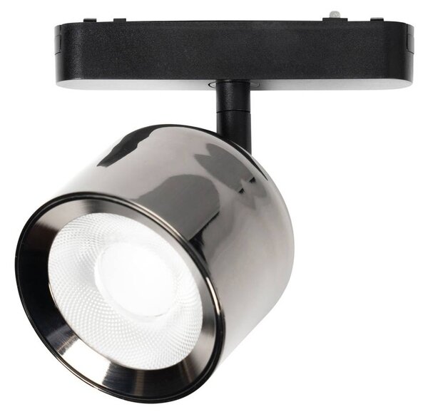 Spot LED Lindby 48 V Lumaro, szary, Ø 8,2 cm, aluminium, ściemniany Lumaro 48V Lindby, możliwość ściemniania, aluminiowy / szary / cynkowy, salon / jadalnia, aluminium, nowoczesny