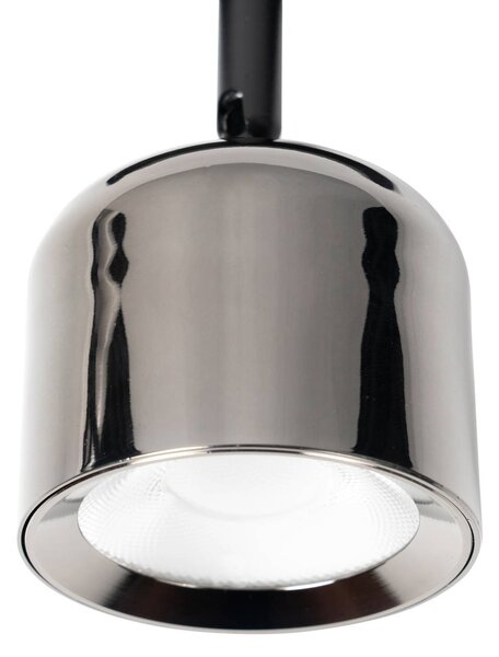 Spot LED Lindby 48 V Lumaro, szary, Ø 8,2 cm, aluminium, ściemniany Lumaro 48V Lindby, możliwość ściemniania, aluminiowy / szary / cynkowy, salon / jadalnia, aluminium, nowoczesny