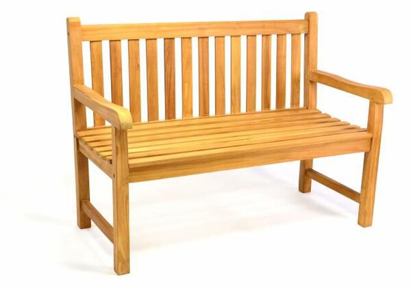 Ławka ogrodowa 2-osobowa drewniana 120 cm