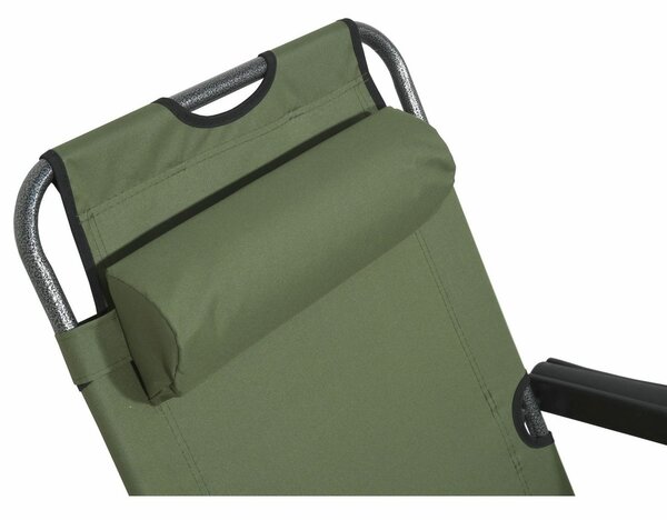 Cattara 13516 Leżak składany Comfort, zielony, 155 x 61 cm