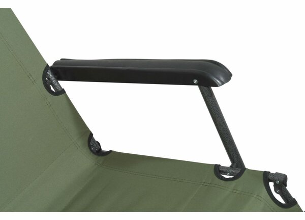 Cattara 13516 Leżak składany Comfort, zielony, 155 x 61 cm