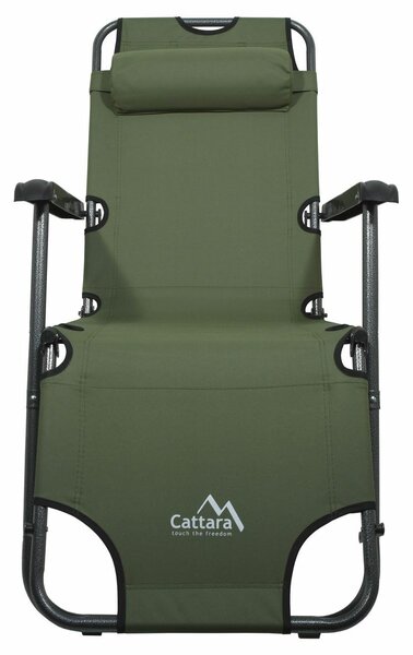 Cattara 13516 Leżak składany Comfort, zielony, 155 x 61 cm