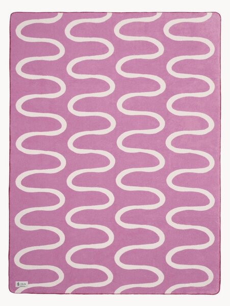 Dwustronny koc z bawełny Swirl
