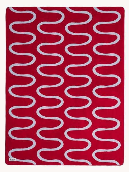 Dwustronny koc z bawełny Swirl
