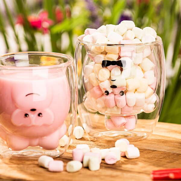 4Home Szklanka termiczna Hot&Cool Lady Bear 250 ml, 2 szt