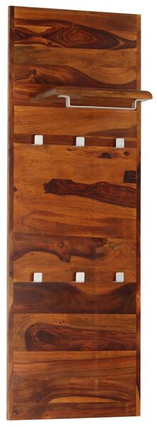 Wieszak na płaszcze, lite drewno sheesham, 118 x 40 cm